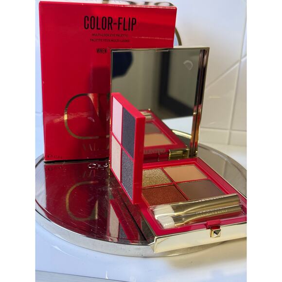 Valentino COLOR-FLIP EYESHADOW PALETTE - When in Paris 02- NEW in BOX - Picture 7 of 11